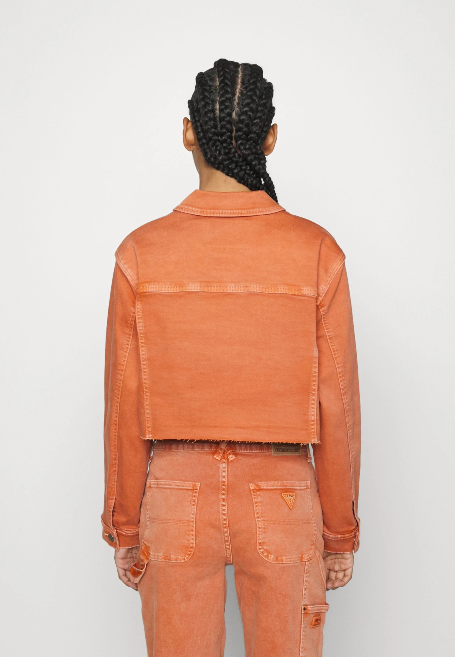 Go Sade Jacket - Denim Jacket - Real Orange Multi 5 Go Sade Jacket - Denim Jacket - Real Orange Multi - Image 3