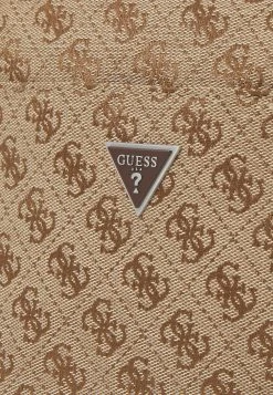 Guess Strave Xbody Flat Unisex - Across Body Bag - Beige/Brown -Guess Apparel d6e0ec79d09d4150af4450d1eb8376ec