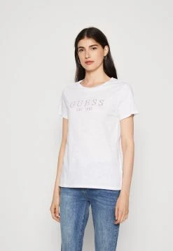 Guess Ss 1981 Easy- Print T-Shirt - Pure White