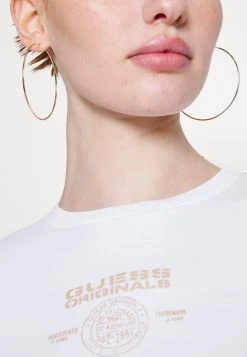 Print T-Shirt - Pure White Multi -Guess Apparel d7695de2eb314365ac888f57734f4ebe