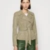 Guess New Agnes Belted Biker - Faux Leather Jacket - Desert Green -Guess Apparel d87c279362c24f2b9ac7dd37f29d042b