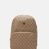 Guess Vezzola Smart Backpack Unisex - Rucksack - Beige/Brown -Guess Apparel d8e63d19d55a4770a2d06cec6f90abb4