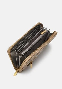 Guess Brenton Zip Around - Wallet - Latte Logo -Guess Apparel d9ec30514f324ab7b789073c6ccc4cad