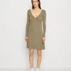 Guess Olivia Dress- Jumper Dress - Mossy Green -Guess Apparel ddb43e3f134d43ca8efdfa0f62e3ffc1
