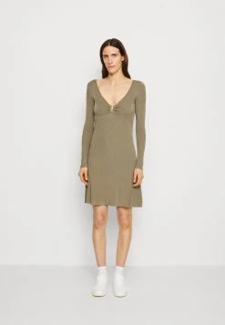 Guess Olivia Dress- Jumper Dress - Mossy Green