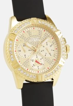 Guess Mini Frontier - Chronograph Watch - Black/Gold-Coloured -Guess Apparel de0c275967984b71a962a77e0d66e80e