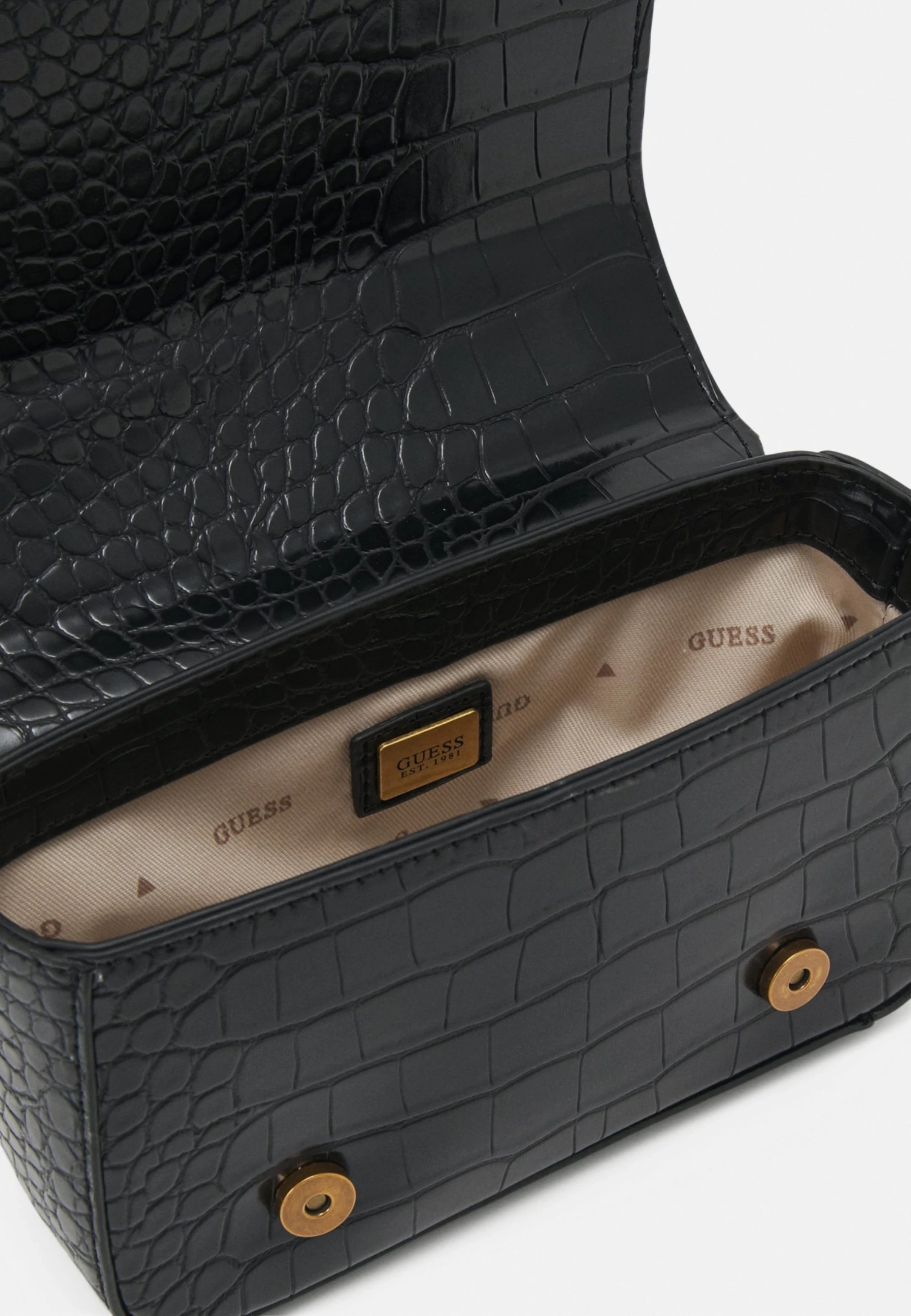 Guess Crossbody Flap - Across Body Bag - Black 5 Guess Crossbody Flap - Across Body Bag - Black - Image 3