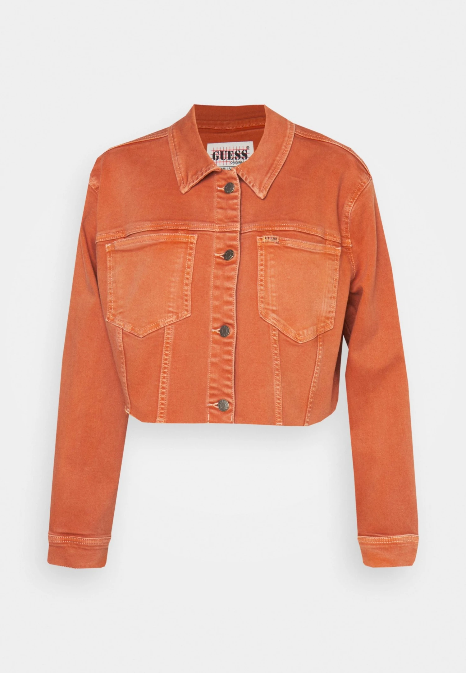 Go Sade Jacket - Denim Jacket - Real Orange Multi 7 Go Sade Jacket - Denim Jacket - Real Orange Multi - Image 5