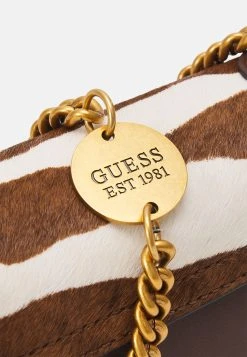 Guess Iseline Mini Crossbody Flap - Across Body Bag - Zebra -Guess Apparel dff2d7e91df9461199398099dfc7d8c9