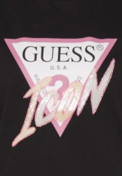 Guess Icon Tee - Print T-Shirt - Jet Black -Guess Apparel e26407eb17fe4141aa64b20ec8027dc1