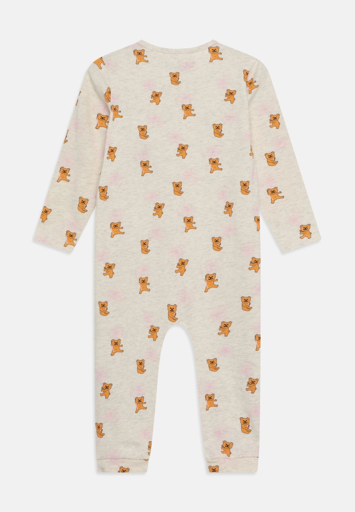 Guess Newborn Stretch Overall Unisex - Pyjamas - Light Brown Melange 4 Guess Newborn Stretch Overall Unisex - Pyjamas - Light Brown Melange - Image 2