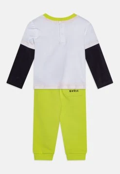 Guess Baby Pants Set - Long Sleeved Top - Pure White -Guess Apparel e44afd35fbe8439eb90675bf0b1e9158