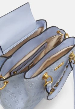 Guess GevaCompartment Satchel - Handbag - Ice Blue -Guess Apparel e6788f756e074af28c9163848f0482a8