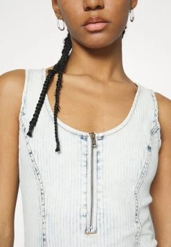 Go Angelia Half Zip Dress - Denim Dress - Light Snow Wash -Guess Apparel e6f0e69c35e9408abe4e714641aa03fd