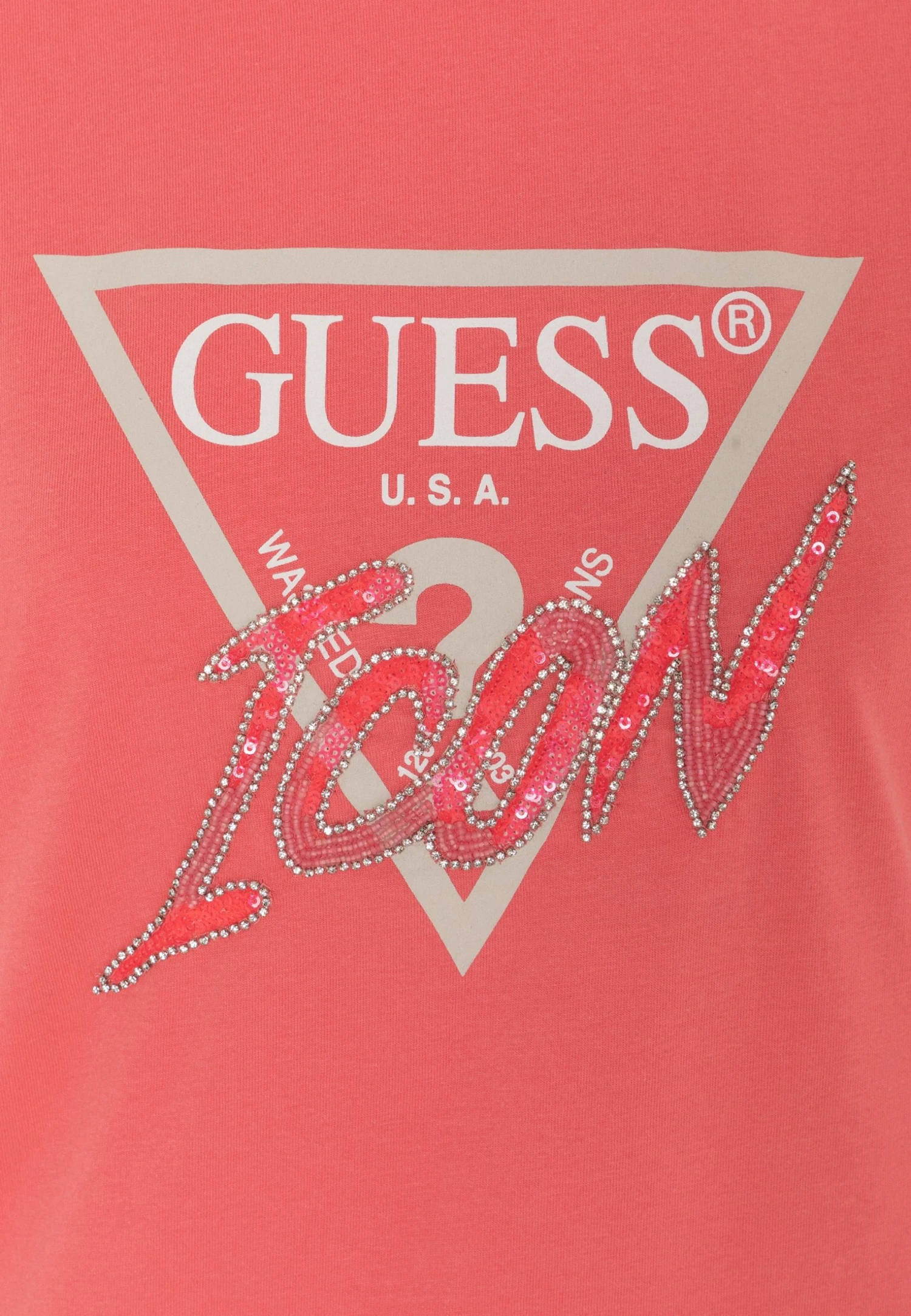 Guess Icon Tee - Print T-Shirt 7 Guess Icon Tee - Print T-Shirt - Image 5
