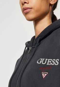 Go Washed Zip Up Hoodi - Zip-Up Sweatshirt - Jet Black/Multi -Guess Apparel ea09047242774f25a8274afea1322525