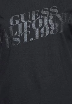 Guess Aurelia Tee - Print T-Shirt - Jet Black -Guess Apparel ea30e4e1be80413b8a79858934365ab4