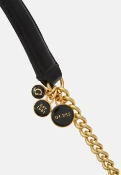 Guess Sicilia Shoulder Bag - Handbag - Black -Guess Apparel eb1b84c4aecb4e569556a9959b56e292