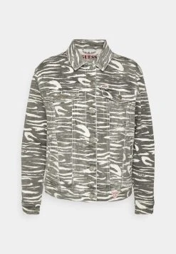 Go Zebra Jacket - Denim Jacket - Jet Black Multi -Guess Apparel eb2b635bdb944935a4c5d1a82e9d1bc2