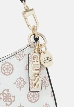 Guess Noelle Top Zip Shoulder Bag - Handbag - White -Guess Apparel eb7afd1e3a2c4aff9ffb6fb21b599079