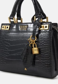 Guess Katey Croc Mini - Handbag - Black -Guess Apparel ebd2f4d250eb49368b2ef1049b70a6d1