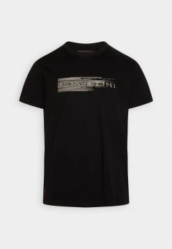 Guess Ss Cn Shaded Logo Tee - Print T-Shirt - Jet Black -Guess Apparel ef07681282f1428188e2154e03a51fdd