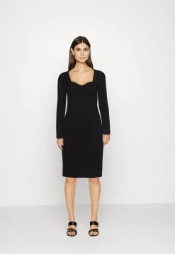 Guess Es Ls Sweethrt Margot - Shift Dress - Schwarz -Guess Apparel f032682d877f4add8c42f812bb5a5cc7