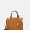 Guess Katey Luxury Satchel - Handbag - Cognac -Guess Apparel f0a386e8337c4e589f28105f84ba9366