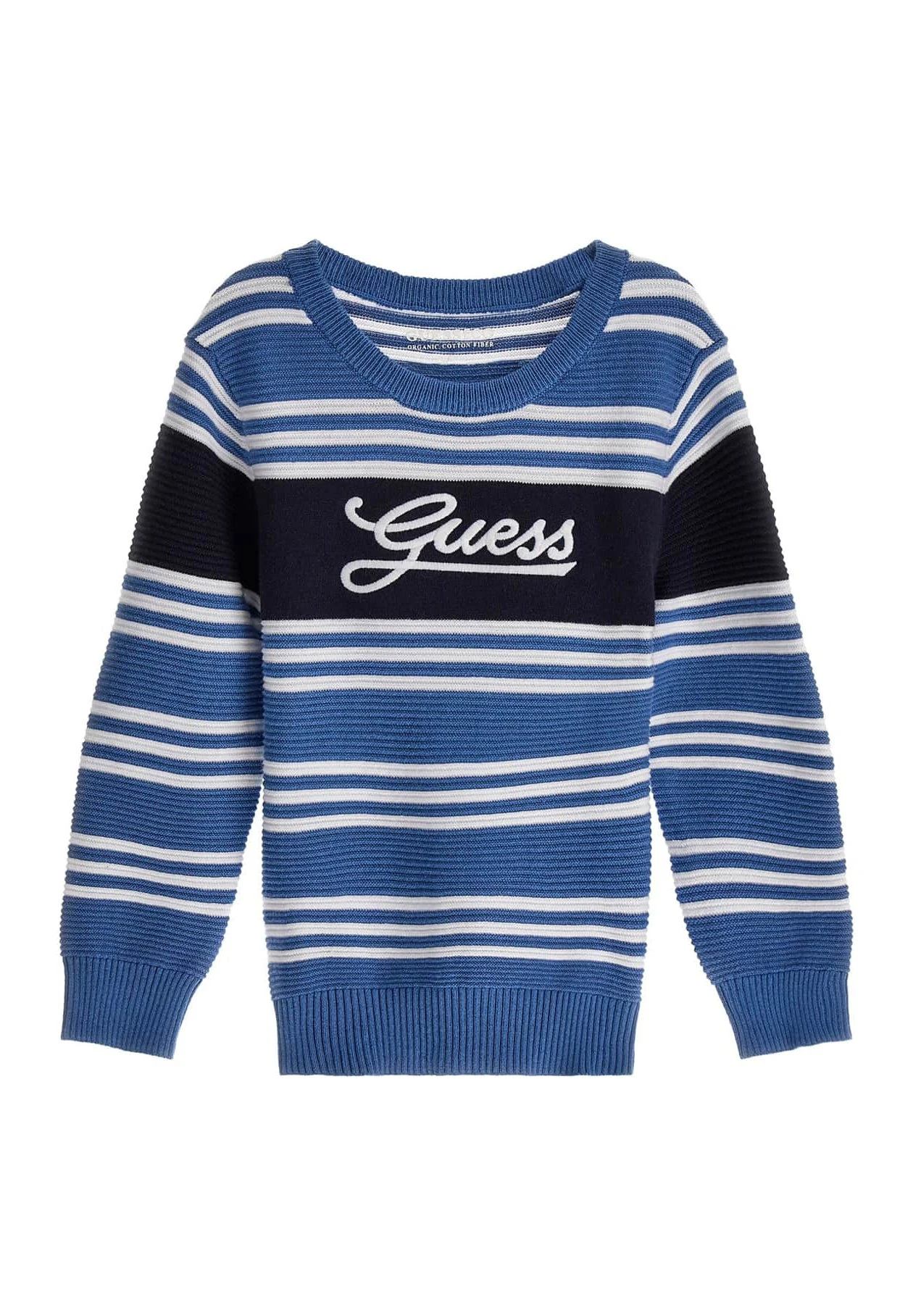 Guess ToddlerLs- Jumper - Blue Indigo/White St 3 Guess ToddlerLs- Jumper - Blue Indigo/White St