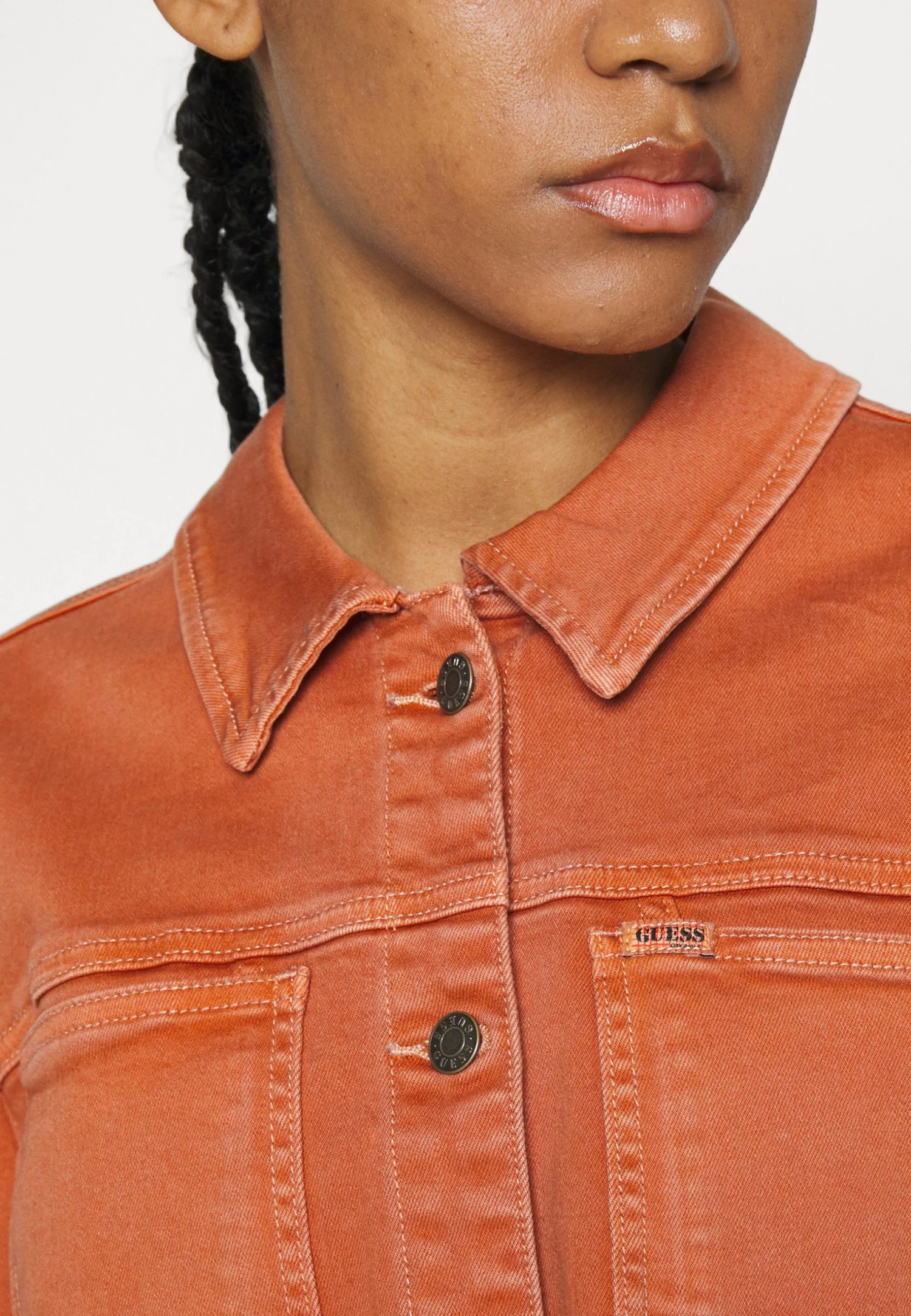 Go Sade Jacket - Denim Jacket - Real Orange Multi 8 Go Sade Jacket - Denim Jacket - Real Orange Multi - Image 6