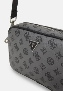 Guess Peony Small Necessaire Unisex - Across Body Bag - Grey -Guess Apparel f1cb3e56b008444cb7421dff424cc324