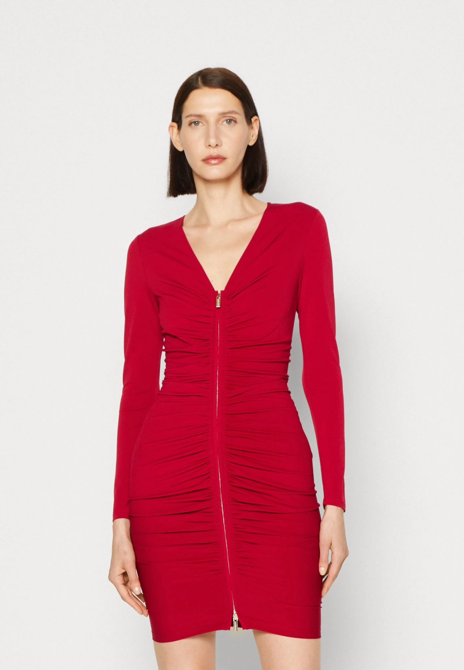 Lindsay Dress - Cocktail Dress / Party Dress - Deep Scarlet 3 Lindsay Dress - Cocktail Dress / Party Dress - Deep Scarlet
