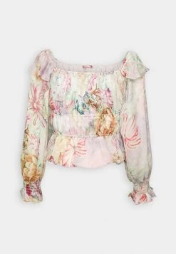 Guess Azura Ruffle Top - Blouse -Guess Apparel f432574bf667413d86b3c57cc8bf0cf6