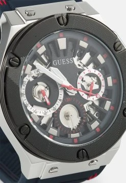 Guess Circuit - Watch - Black Sunray/ Silver-Coloured -Guess Apparel f55295c470ef4b929d93bc5c23795d52