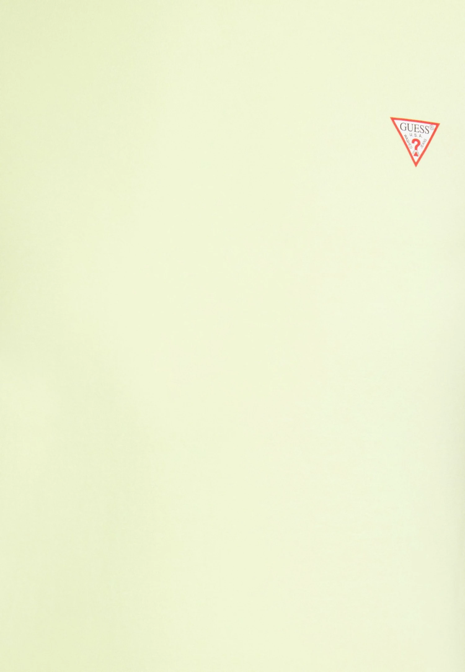 Guess Cn Ss Core Str - Basic T-Shirt - Vintage Lime 7 Guess Cn Ss Core Str - Basic T-Shirt - Vintage Lime - Image 5