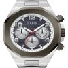 Guess Empire - Chronograph Watch - Silver-Coloured -Guess Apparel f7bd598e1be348c29ca34df89b9783c4
