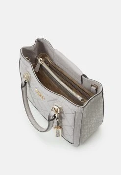 Guess Caddie Girlfriend Satchel - Handbag - Taupe -Guess Apparel f8aabb6fba0041798162d887e92201c6