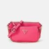 Guess Noelle Pouch Crossbody - Handbag - Magenta -Guess Apparel f9e9616882a646a8a68af74186c2412d