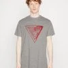 Guess Ss Cn Shaded Triangle - Print T-Shirt - Marble Heather -Guess Apparel fb11d086994c48988f18952098935f76