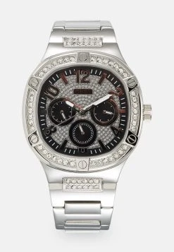 Guess Duke - Chronograph Watch - Silver-Coloured