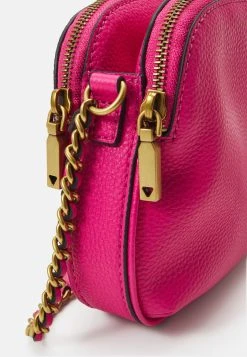 Guess Becci Double Zip- Across Body Bag - Magenta -Guess Apparel fdeda524c51b40ea952e18381ab9a81a
