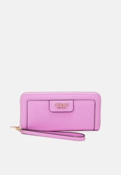 Guess Eco Angy Large Zip Around - Wallet - Pink