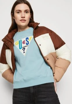 Go Gia Logo Crewneck - Sweatshirt - London Sky Multi -Guess Apparel fef54204927045a68f1dcfbc8b1662c2